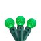 Northlight 34619194 15 ft. LED G12 Berry Mini Christmas Lights with White Wire, Green - 50 Count